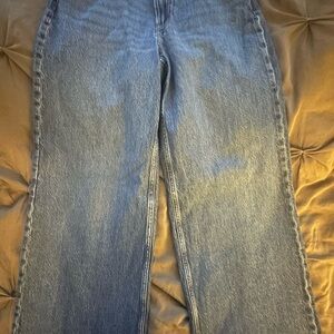 Abercrombie & Fitch The Wide Leg High Rise Jeans